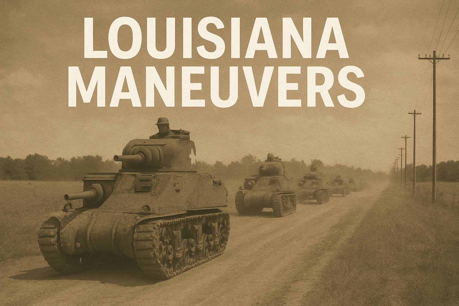 The Louisiana Maneuvers: Tanks, Tactics, and Patton’s Legendary Gas Station Stop